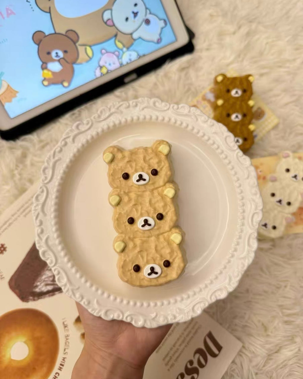 Bear Biscuit Squishy 🧸
