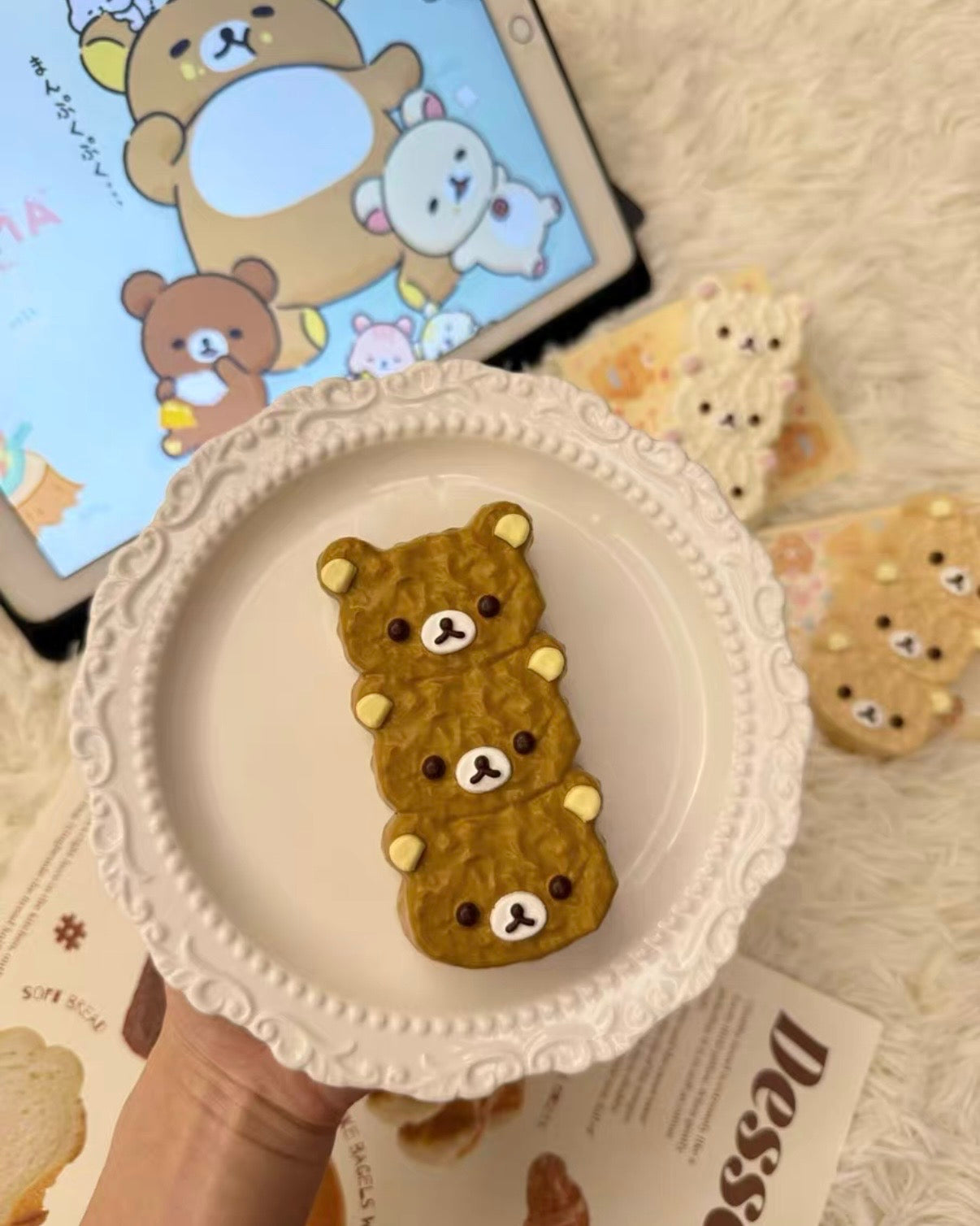 Bear Biscuit Squishy 🧸