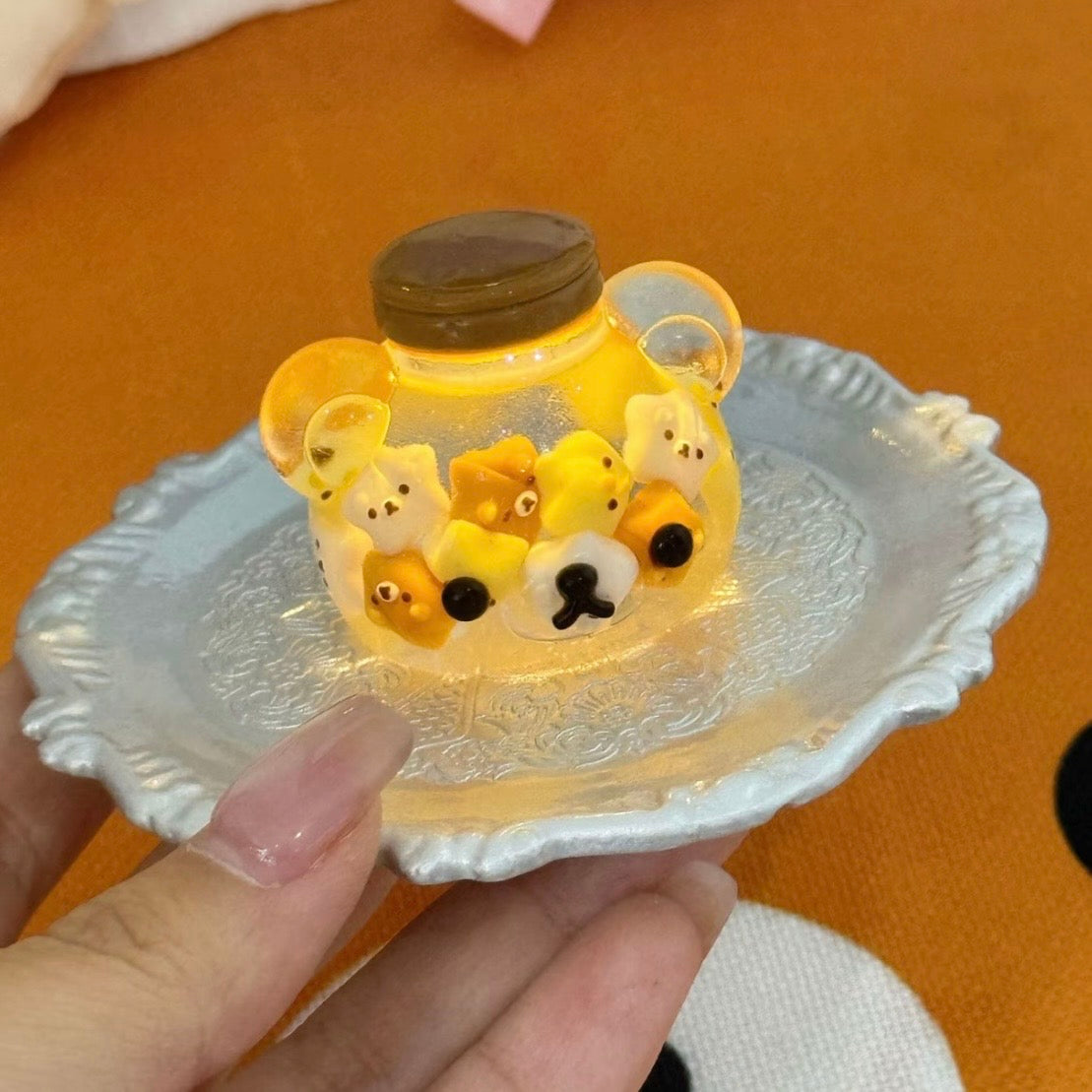 Glow Bear Jar Squishy✨🧸
